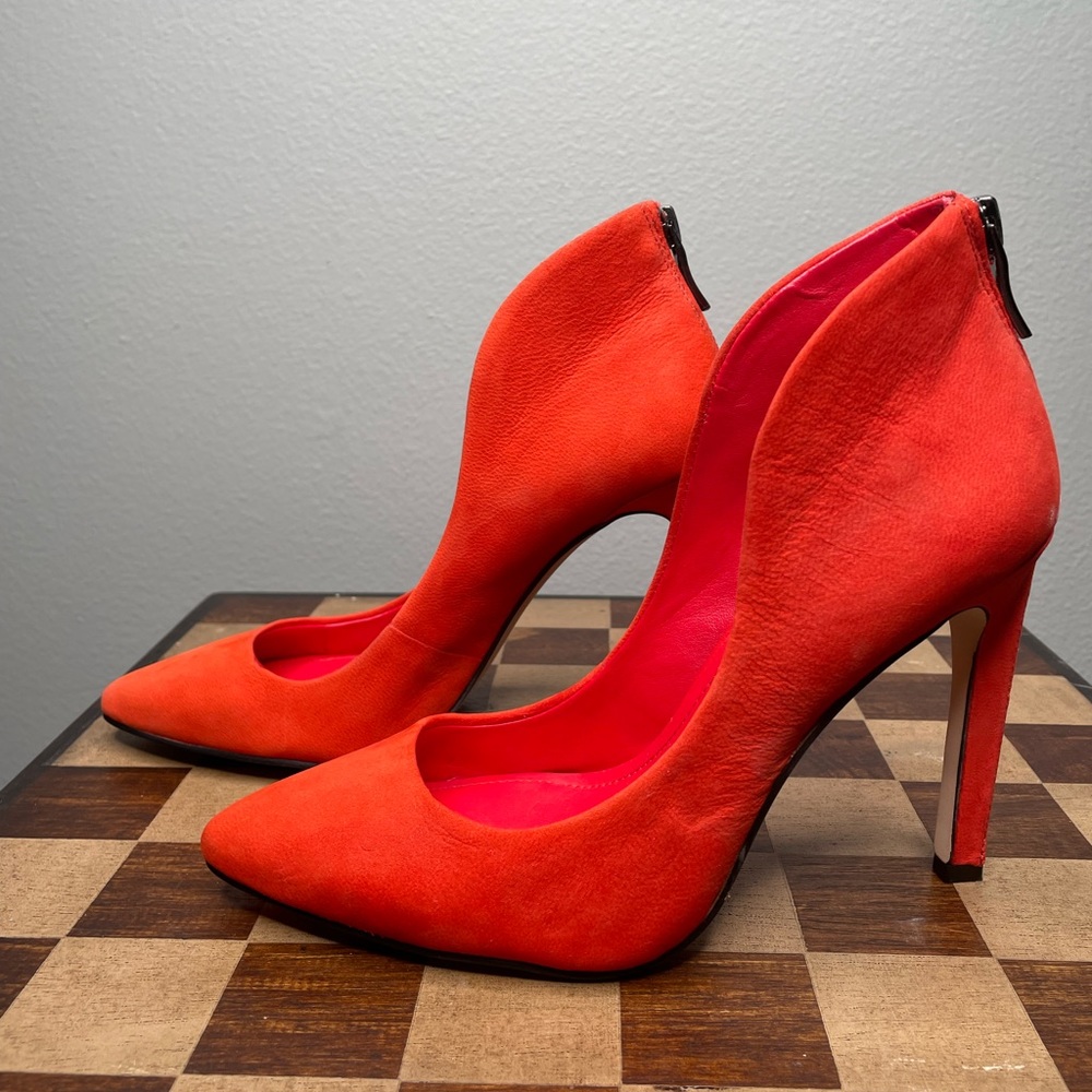Bcbgeneration orange-red shoes